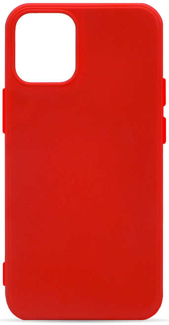 Чехол Soft-Touch для iPhone 12 Mini красный в Тюмени